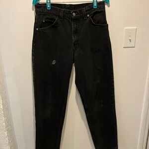 Vintage orange tag 550 black Levi’s. Size W 31 L 30 Preowned